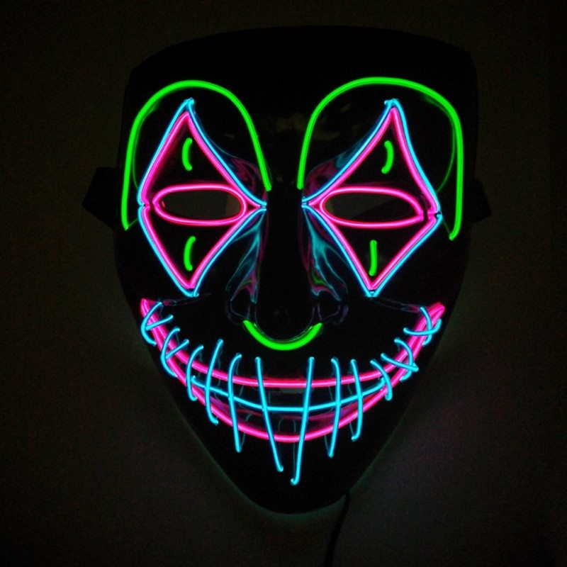 Halloween LED Glowing Mask - iztia