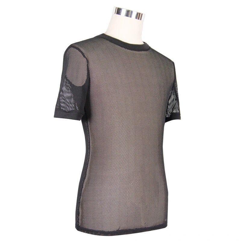 Fishnet Series See-through Net Hole Mesh Top Hollow T-shirt Sexy - iztia