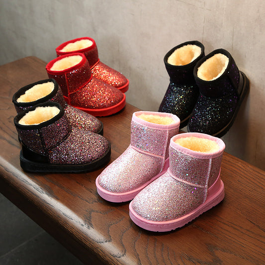 Children's snow boots in sequins - iztia