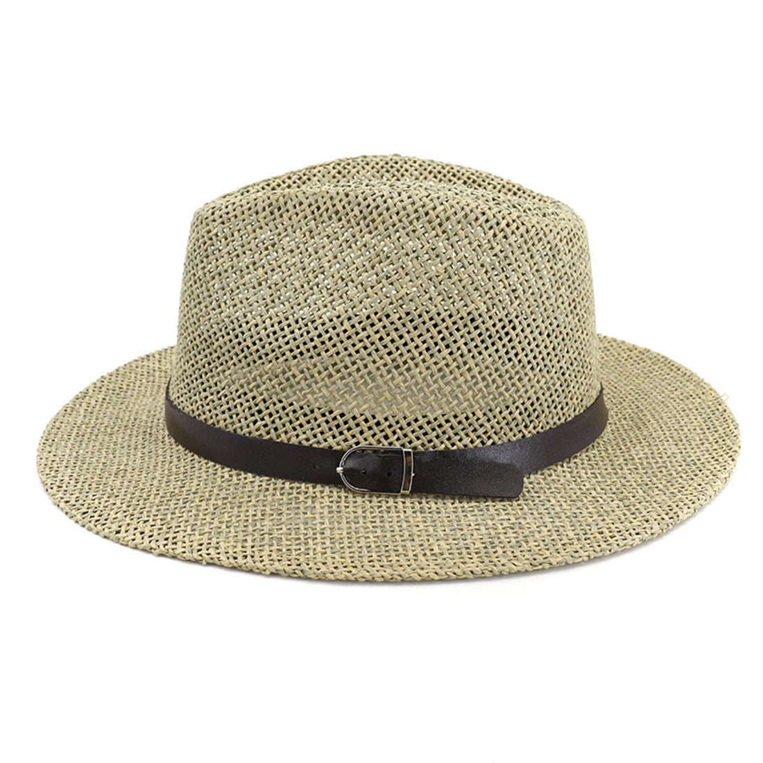 Panama Straw Hat European And American Sun Protection Summer Sun Protection Travel Beach Woven Top Hat - iztia