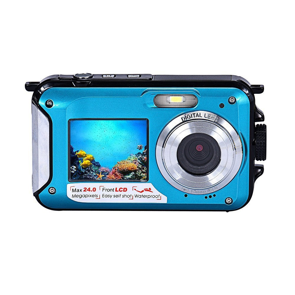 Dual-screen waterproof HD digital camera - iztia