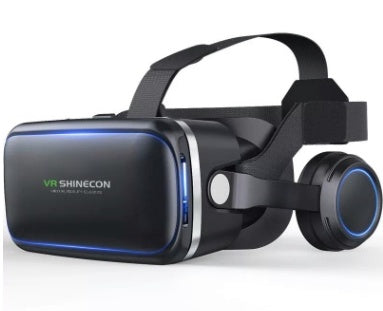 Original VR Shinecon  Gafas De Realidad Virtual 120 Fov 3D Gafas Google Carton Con Auriculares Estereo Caja Para Smartphone - iztia