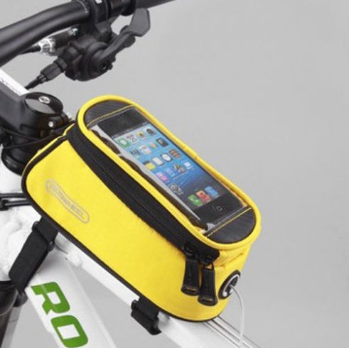 Compatible with Apple, ROSWHEEL Bicycle Frame Bags Bags Bag Holder For IPhone Mobile Phone Bag - iztia