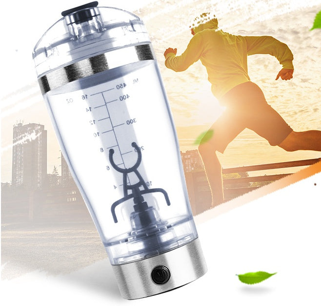 Electric Protein Shake Stirrer USB Shake Bottle Milk Coffee Blender Kettle Sports And Fitness Charging Electric Shaker Cup - iztia