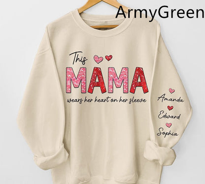 Fashion DIY Women's Mother's Day Sweater - iztia