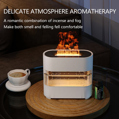 2024 New Products Rain Cloud Fire Humidifier Water Drip Novedades 2024 Rain Water Diffuser Fire Flame Humidifier Aroma Diffuser - iztia