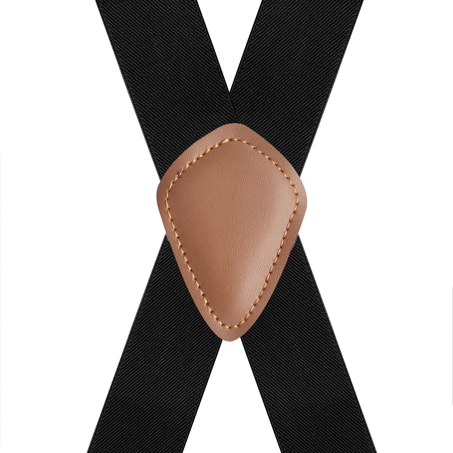 Elastic Elastic Straps X-type Suit Pants Suspenders Bronze Hook Buckle Strap Clip - iztia