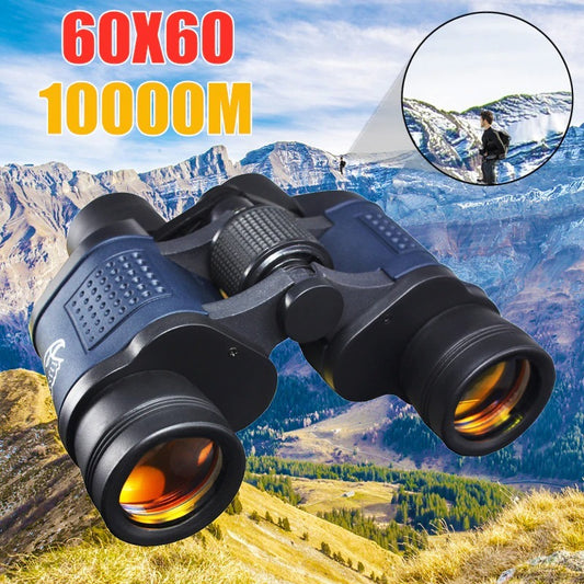 Telescope 60X60 Powerful Binoculars Hd 10000M High Magnification For Outdoor Hunting Optical Scopes Lll Night Vision Fixed Zoom - iztia