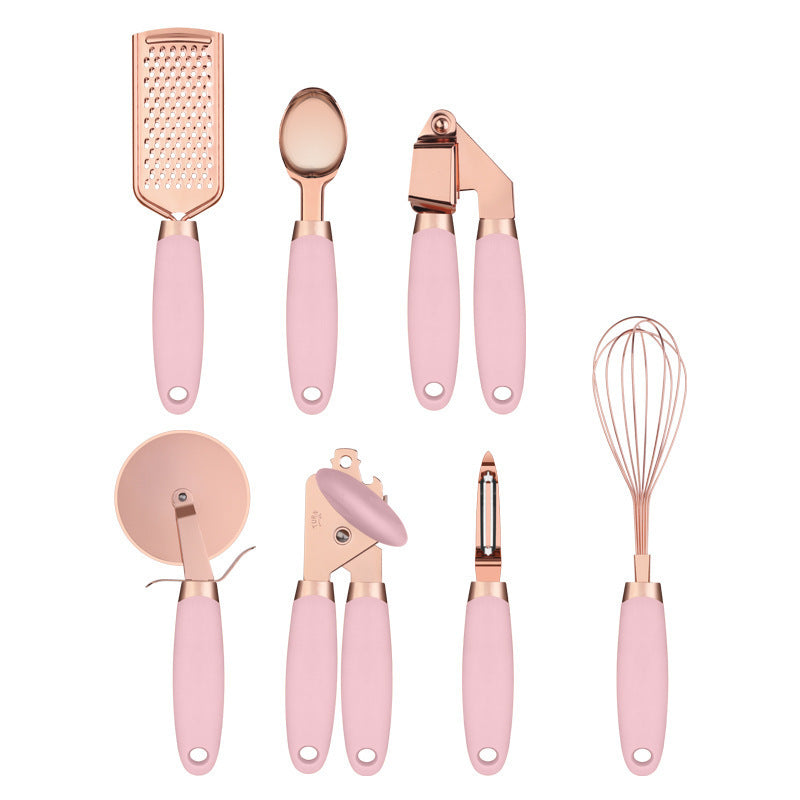 Kitchen Household Peeler Gadget Copper Plating Set - iztia