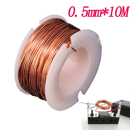 Enameled Copper Magnet Wire, 0.5mm, 10m – High Temperature Resistant for Transformers, Generators, Inductors - iztia