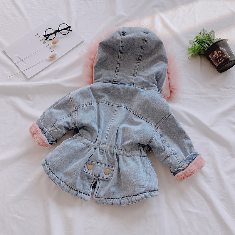 Girl denim coat - iztia