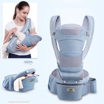 Ergonomic Baby Carrier Infant Baby Hipseat Carrier 3 In 1 Front Facing Ergonomic Kangaroo Baby Wrap Sling - iztia