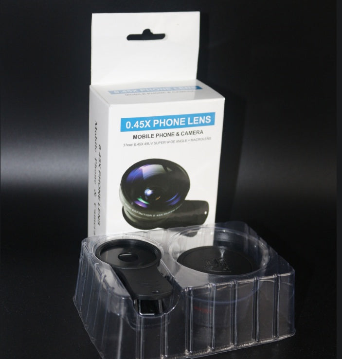 Phone Lens kit 0.45x Super Wide Angle & 12.5x Super Macro Lens HD Camera Lentes - iztia