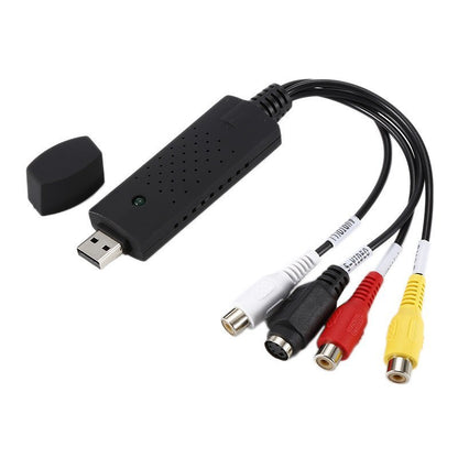 VHS To DVD Converter Convert Analog Video To Digital Format Audio Video DVD VHS Record Capture Card Quality PC Adapter - iztia