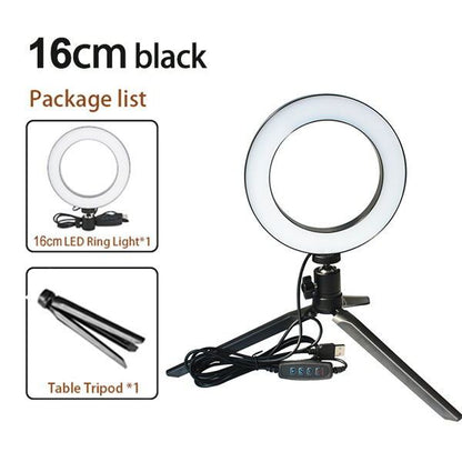 Compatible with Apple, Tripod Fill Light Live Bracket Beauty Light Set Ring Light - iztia