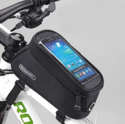 Compatible with Apple, ROSWHEEL Bicycle Frame Bags Bags Bag Holder For IPhone Mobile Phone Bag - iztia