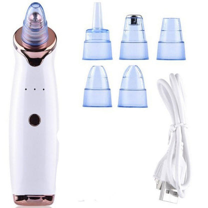 Blackhead Instrument Electric Suction Facial Washing Instrument Beauty Acne Cleaning Blackhead Suction Instrument - iztia