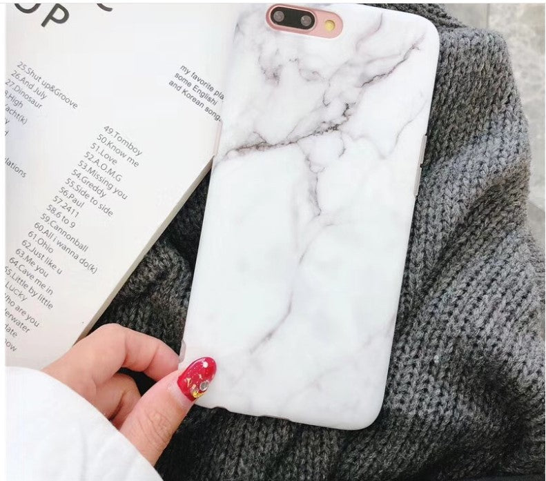 Compatible with Apple, Luxury marble phone case for iPhone 7 case for iphone X 7 6 6S 8 Plus 6S case cover XR XS MXA silicon case - iztia