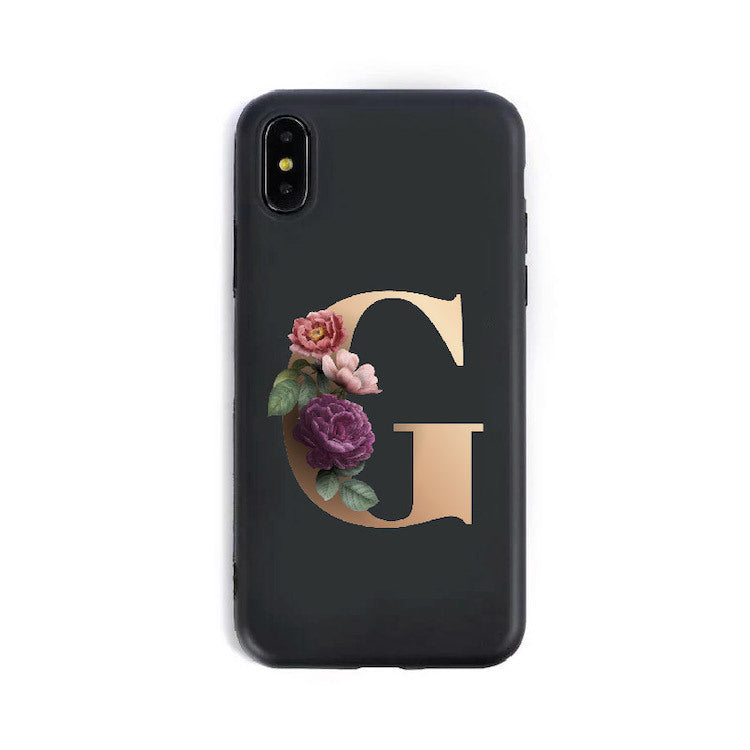 26 English Alphabet Silicone Phone Cases - iztia