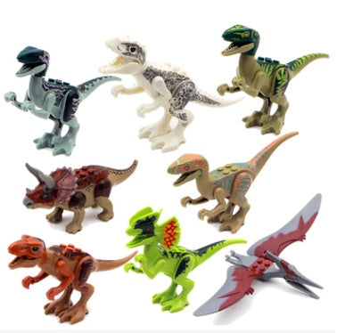 Building Blocks Mini Dinosaur Bricks Figures Kids Toys For Children - iztia