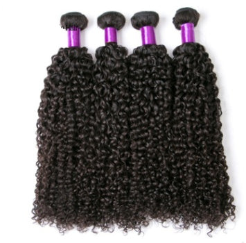 Brazilian Virgin Human Hair Kinky Curly Brazil Real Wig Hair Curtain - iztia