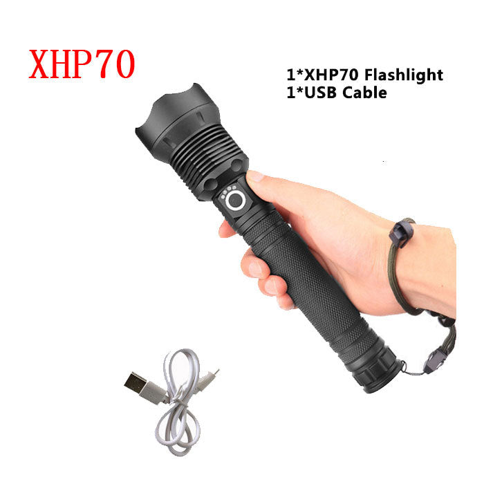 USB Charging Zoom P50 Flashlight - iztia