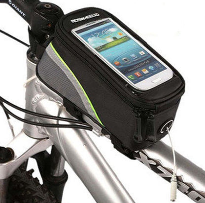 Compatible with Apple, ROSWHEEL Bicycle Frame Bags Bags Bag Holder For IPhone Mobile Phone Bag - iztia