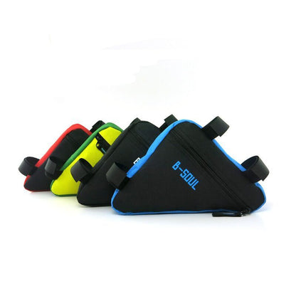 Saddle bag riding bicycle mountain bike bag triangle tool kit upper tube beam bag bicycle equipment accessories - iztia