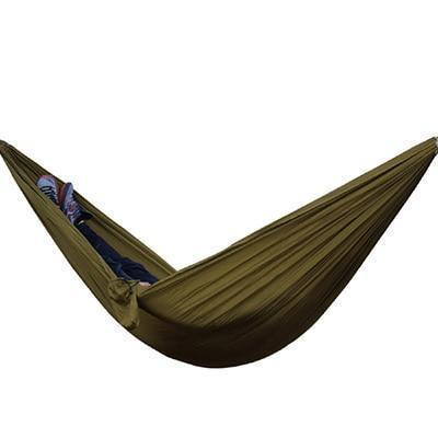 Backpacking Hammock - Portable Nylon Parachute Outdoor Double Hammock - iztia