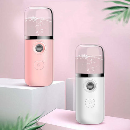 Household Handheld Face Care Beauty Spray Device Usb Nano Steaming Face Device Charging Humidifier - iztia