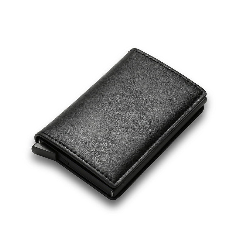 RFID Carbon Fiber Men's Wallet Aluminum Alloy - iztia