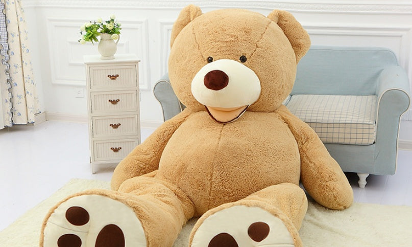 Giant Teddy Bear Plush Toy Huge  Soft Toys  Leather Shell - iztia