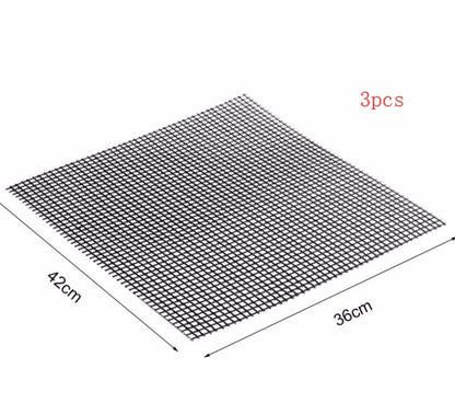 Barbecue Non-Stick Wire Mesh Grilling Mat Reusable Cooking Grilling Mat For Outdoor Activities - iztia