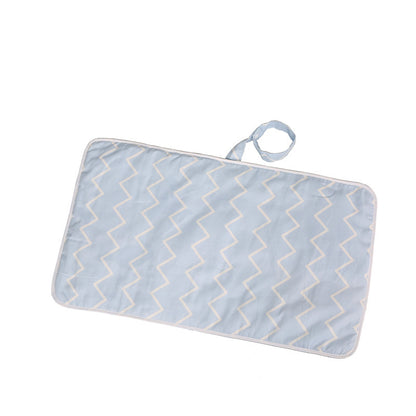 Baby cotton portable diaper changing pad - iztia