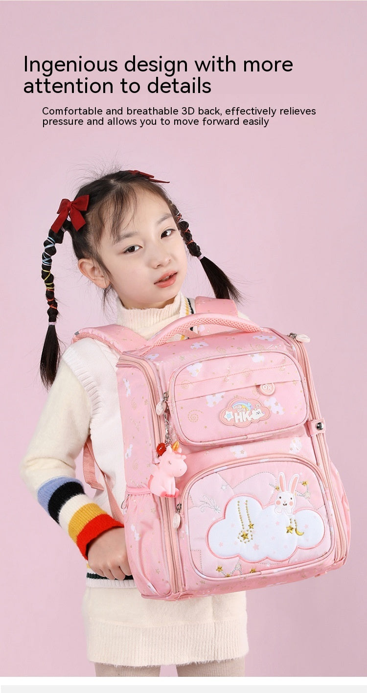 Lightweight Western Style Three-dimensional Schoolbag For Primary School Students - iztia