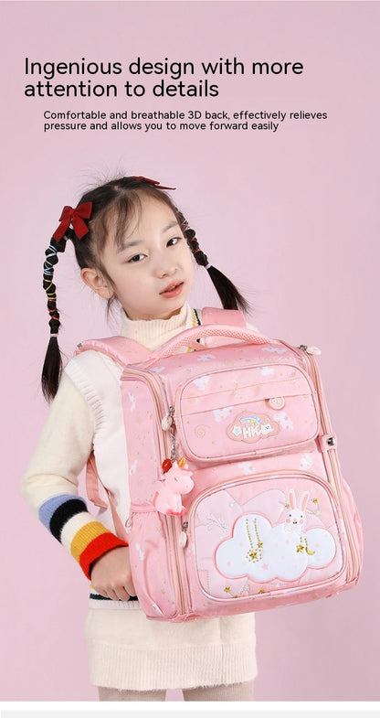 Lightweight Western Style Three-dimensional Schoolbag For Primary School Students - iztia