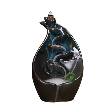 Multi-layers Ceramic Back flow Incense Burner - iztia