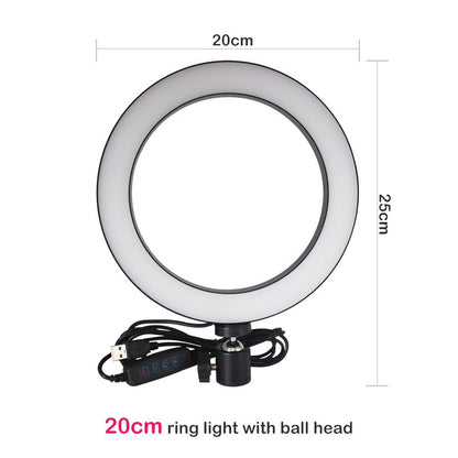 Compatible with Apple, Tripod Fill Light Live Bracket Beauty Light Set Ring Light - iztia