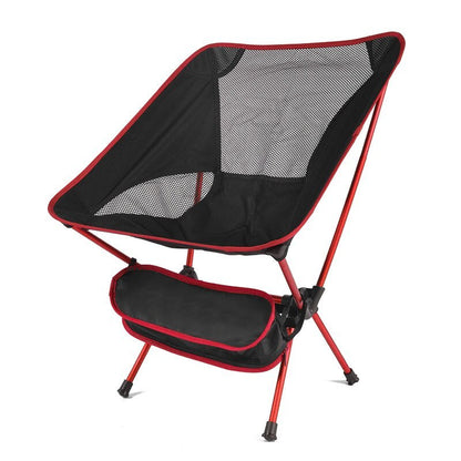 Travel Ultralight Folding Chair Superhard High Load Outdoor Camping Chair Portable Beach Hiking Picnic Seat Fishing Tools Chair - iztia