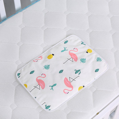 Baby cotton portable diaper changing pad - iztia