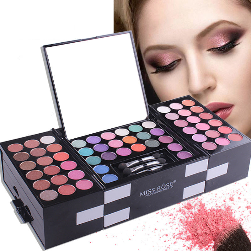 MISS ROSE 144 color 3 color 3 Color Eyeshadow blush eyebrow makeup makeup makeup kit special wholesale - iztia