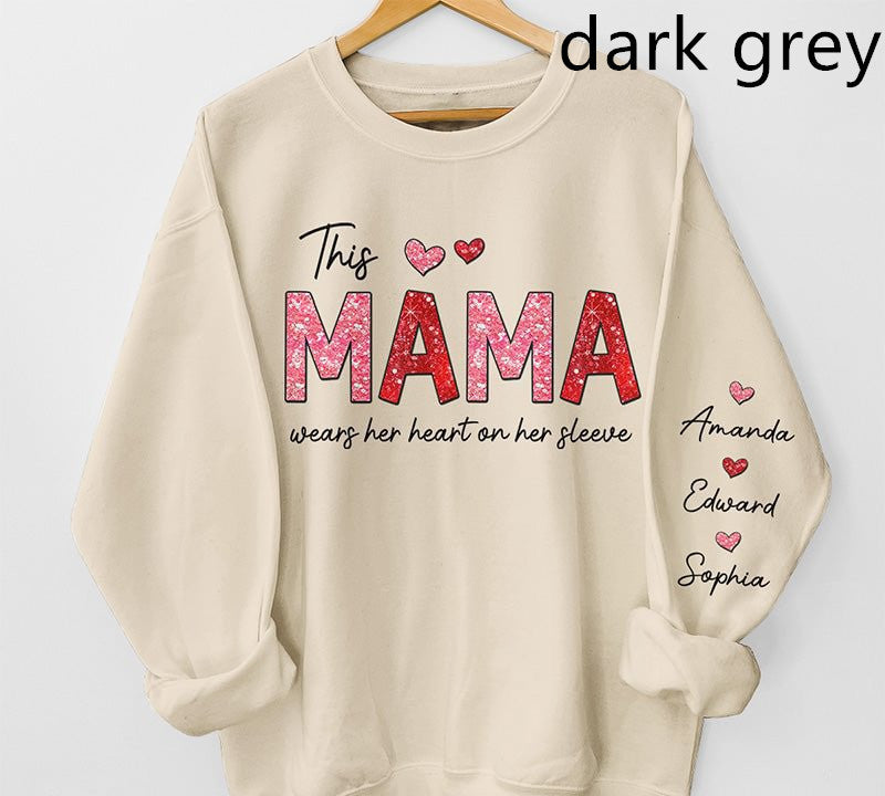 Fashion DIY Women's Mother's Day Sweater - iztia