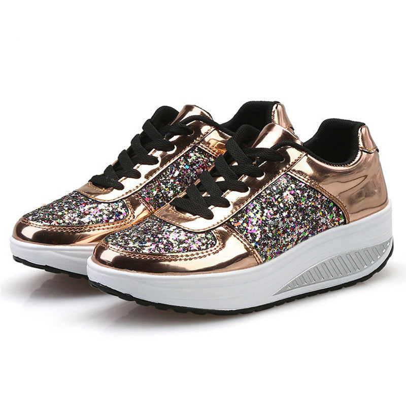 Sequin women's sneakers - iztia