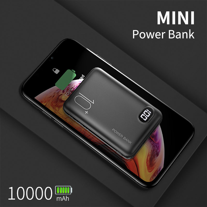 10000mAh two usb digital display power bank - iztia