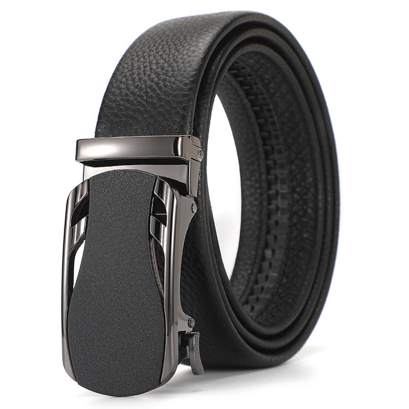 Genuine Leather Automatic Pure Leather Belt Boys - iztia