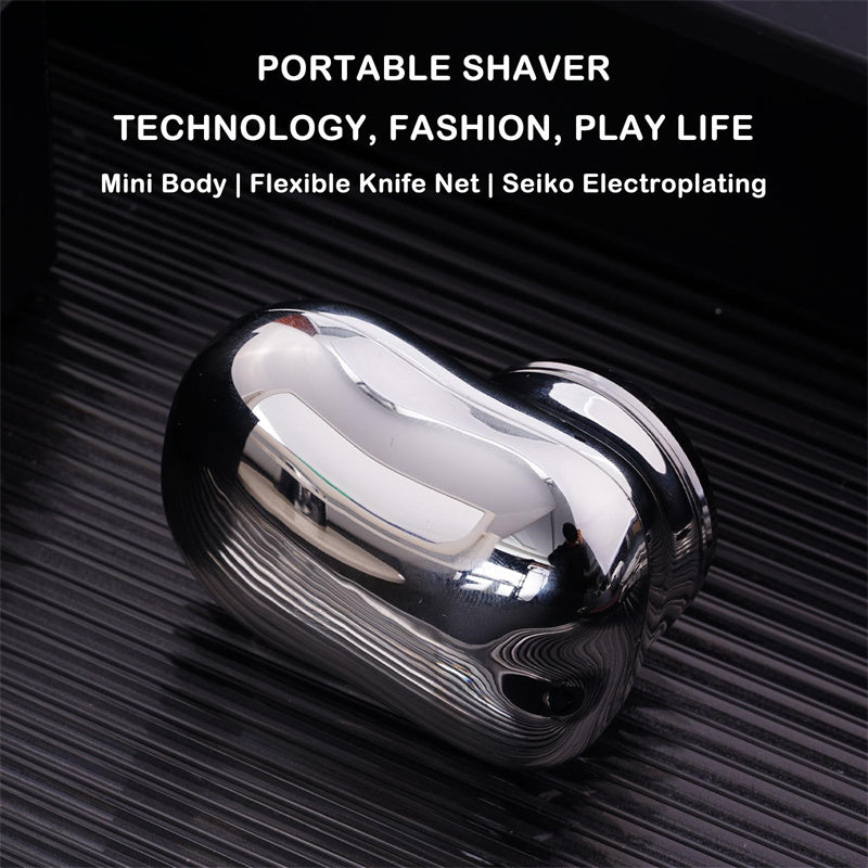 Mini Portable Face Cordless Shavers Rechargeable USB Electric Shaver Wet & Dry Painless Small Size Machine Shaving For Men - iztia