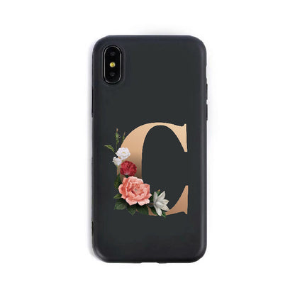 26 English Alphabet Silicone Phone Cases - iztia