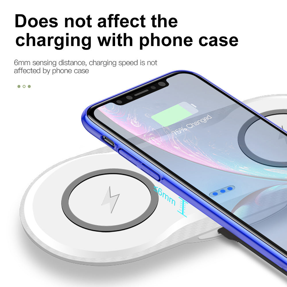 Wireless Charger Dual Mobile Phone Charger - iztia
