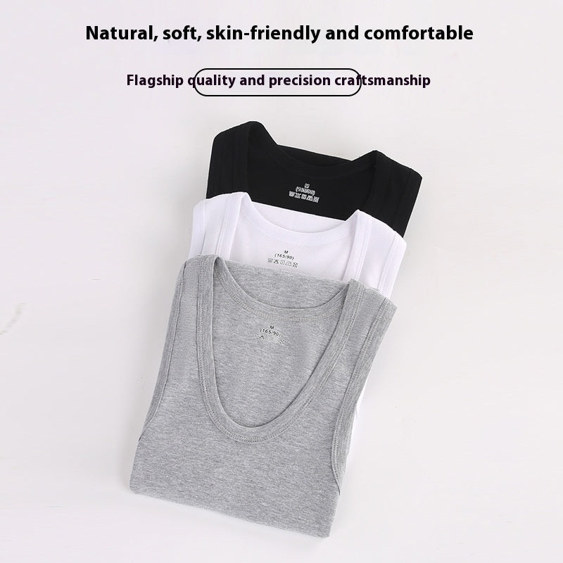 Men's Cotton Slim Fit Sports Vest: Breathable & Stretchy Underwear - iztia