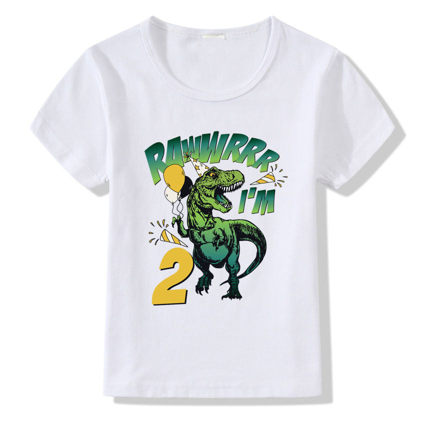 Children's T-shirt Numbers 1-9 Birthday T-shirt - iztia